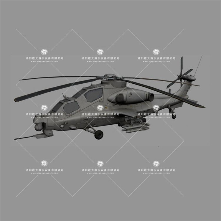 全州武装直升机3D模型